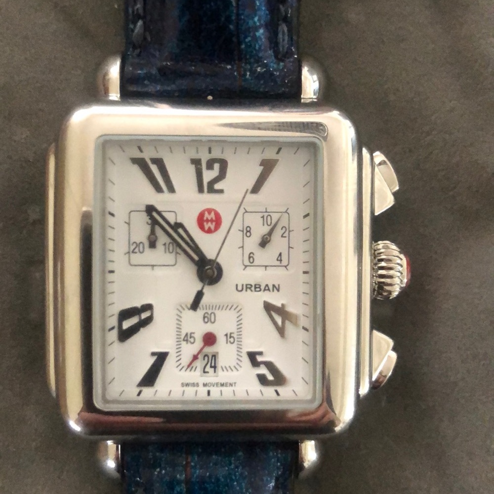 Michele watch with genuine Alligator band.